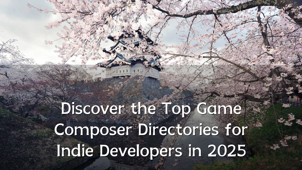 Discover the Top Game Composer Directories for Indie Developers in 2025
