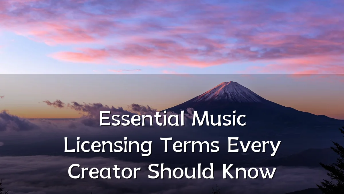 Essential Music Licensing Terms Every Creator Should Know