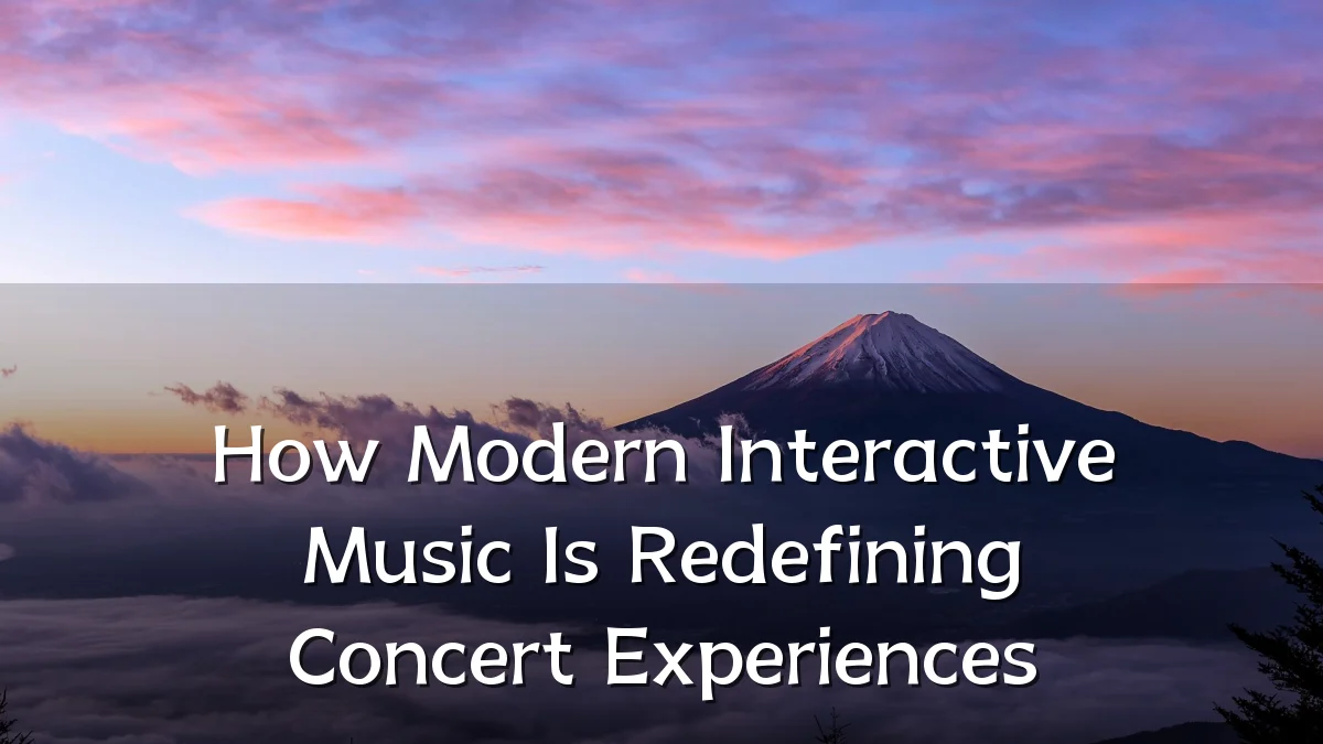 How Modern Interactive Music Is Redefining Concert Experiences