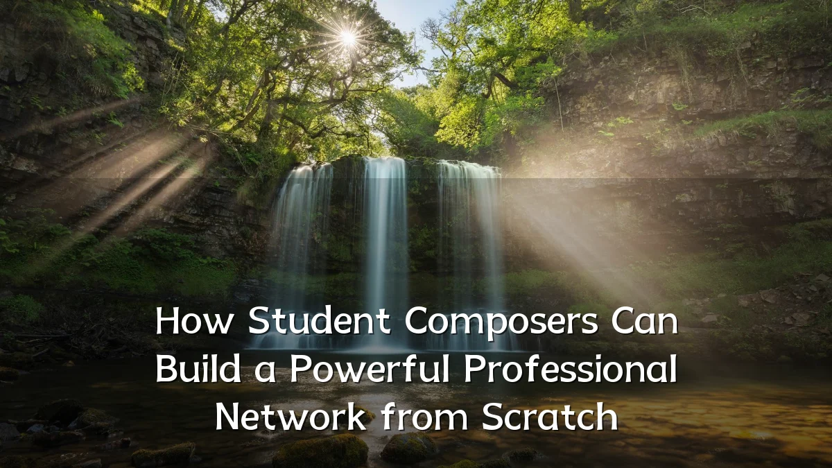 How Student Composers Can Build a Powerful Professional Network from Scratch