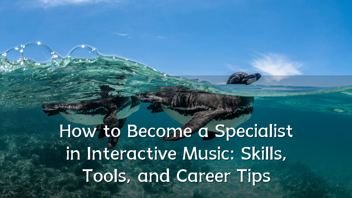 How to Become a Specialist in Interactive Music: Skills, Tools, and Career Tips