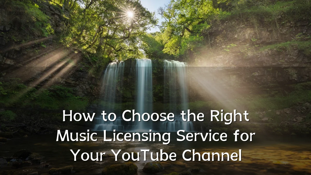 How to Choose the Right Music Licensing Service for Your YouTube Channel
