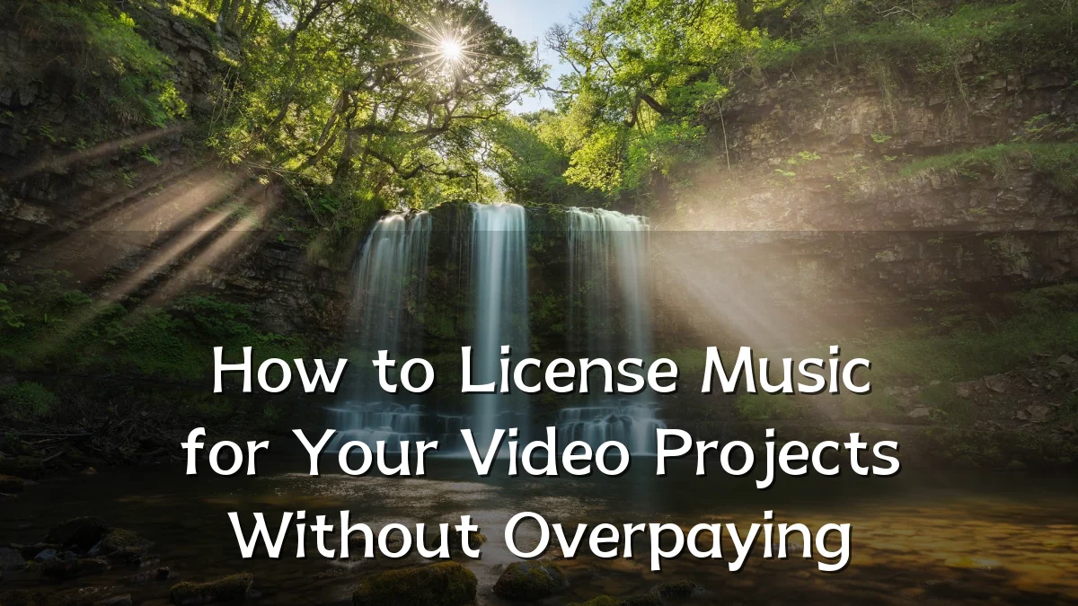How to License Music for Your Video Projects Without Overpaying