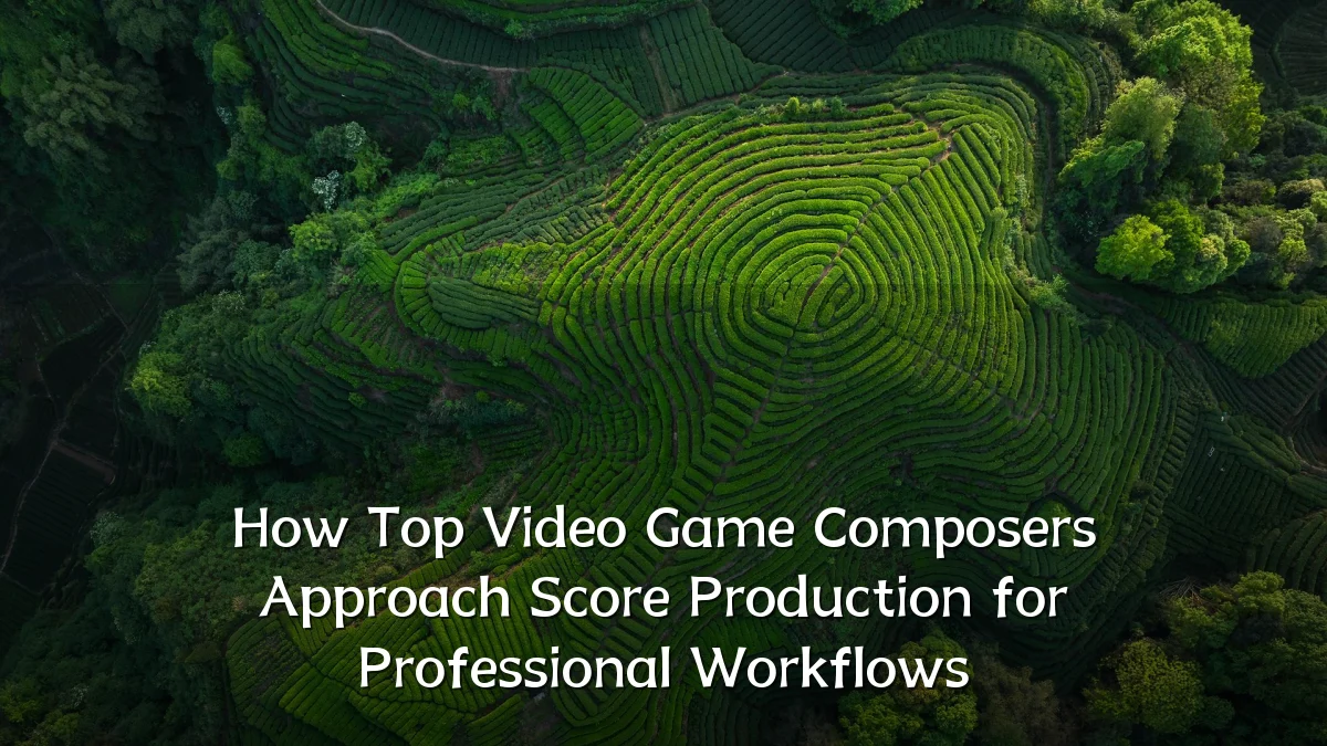 How Top Video Game Composers Approach Score Production for Professional Workflows