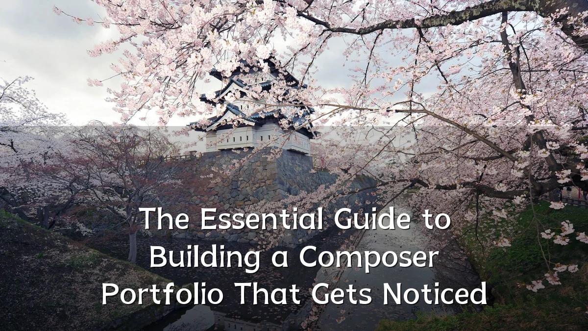 The Essential Guide to Building a Composer Portfolio That Gets Noticed