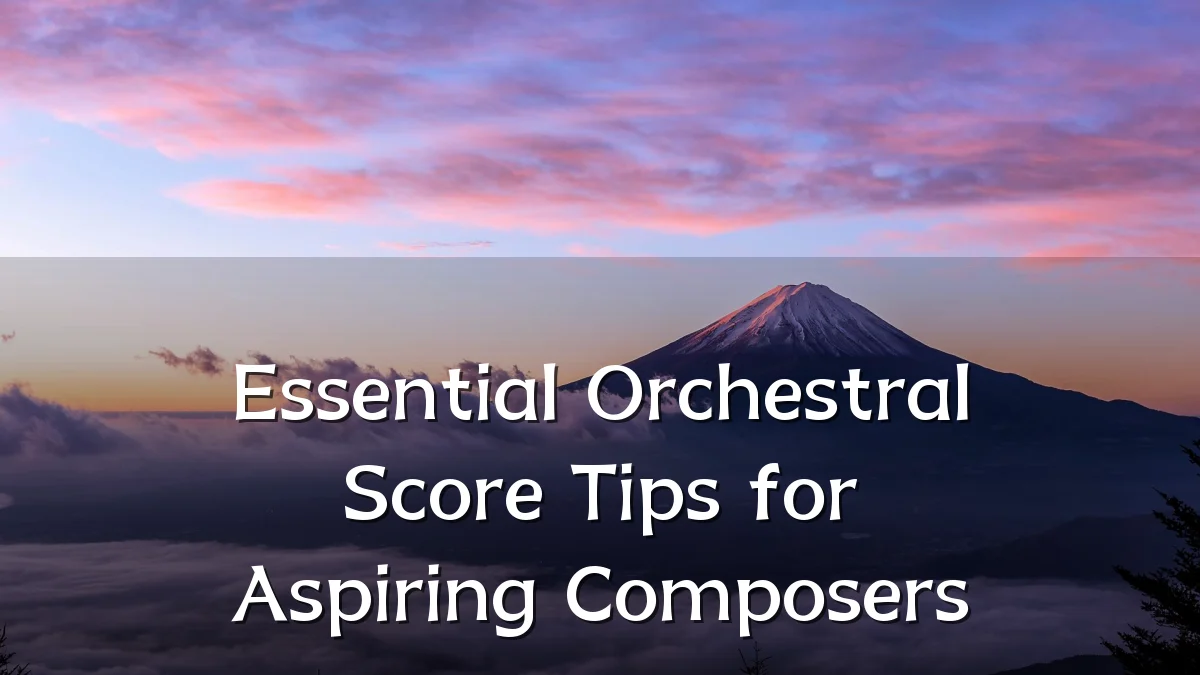 Essential Orchestral Score Tips for Aspiring Composers