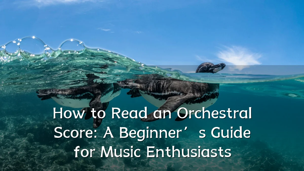 How to Read an Orchestral Score: A Beginner’s Guide for Music Enthusiasts