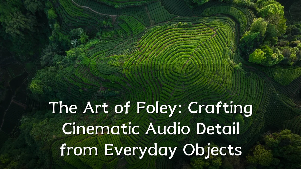 The Art of Foley: Crafting Cinematic Audio Detail from Everyday Objects