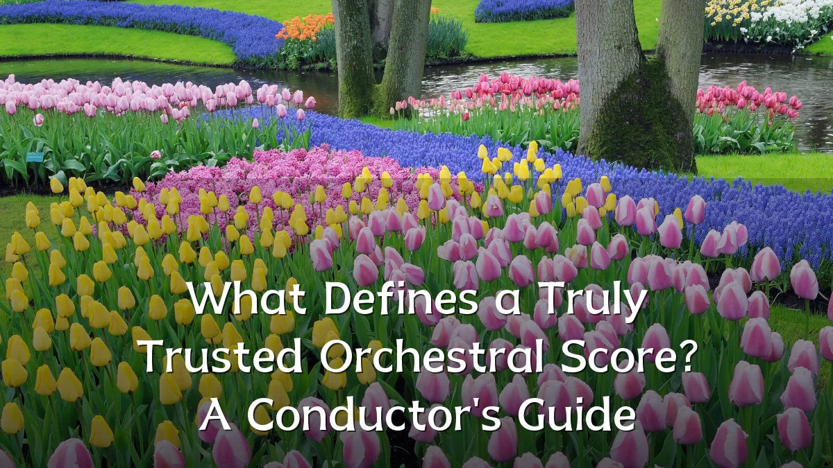 What Defines a Truly Trusted Orchestral Score? A Conductor's Guide