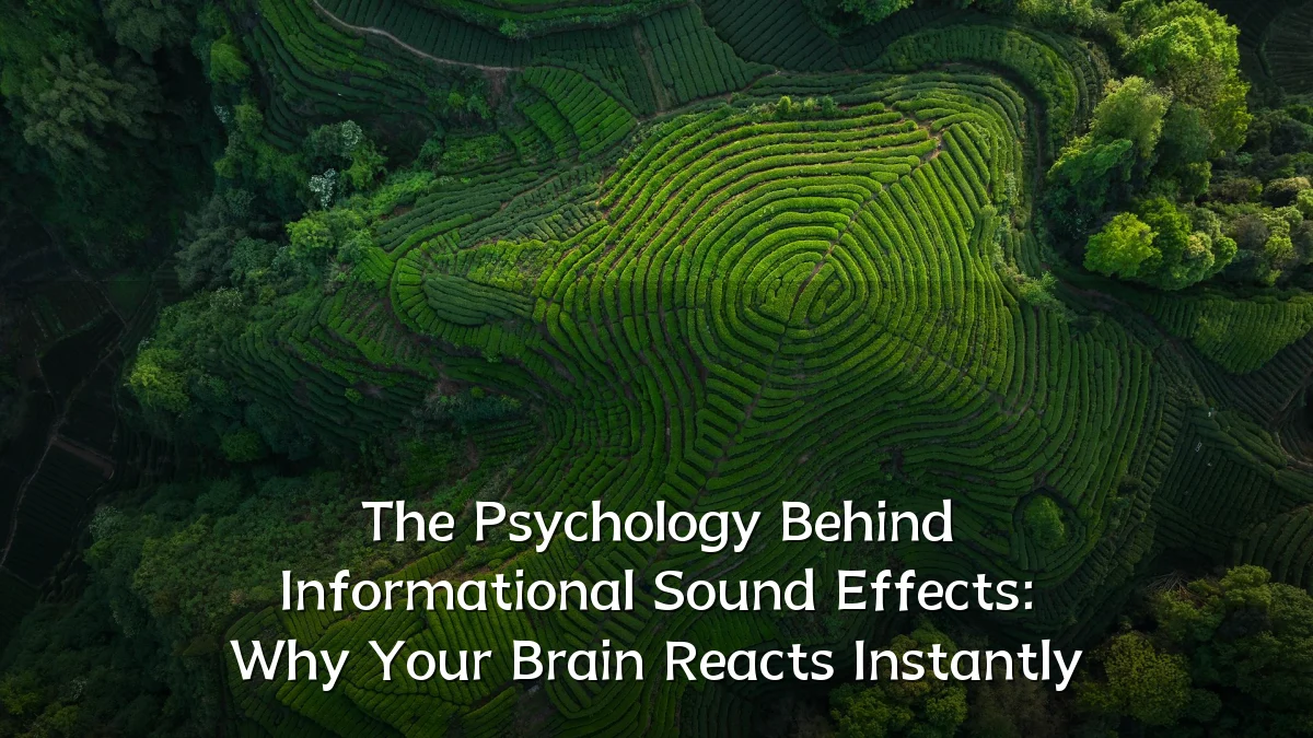 The Psychology Behind Informational Sound Effects: Why Your Brain Reacts Instantly